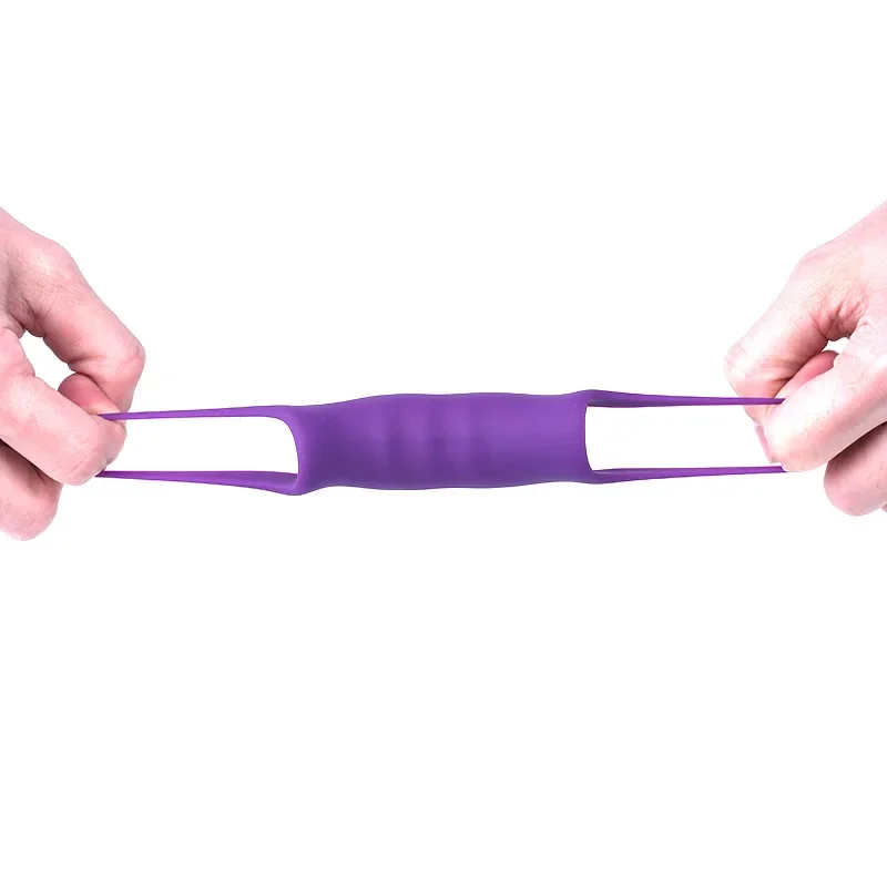 Male Penis Cock Rings Silicone Ruyi Rings Delay Ejaculation Sexy Erection Locked Sperm Rings Couple Lover Sex Toys For Men Black