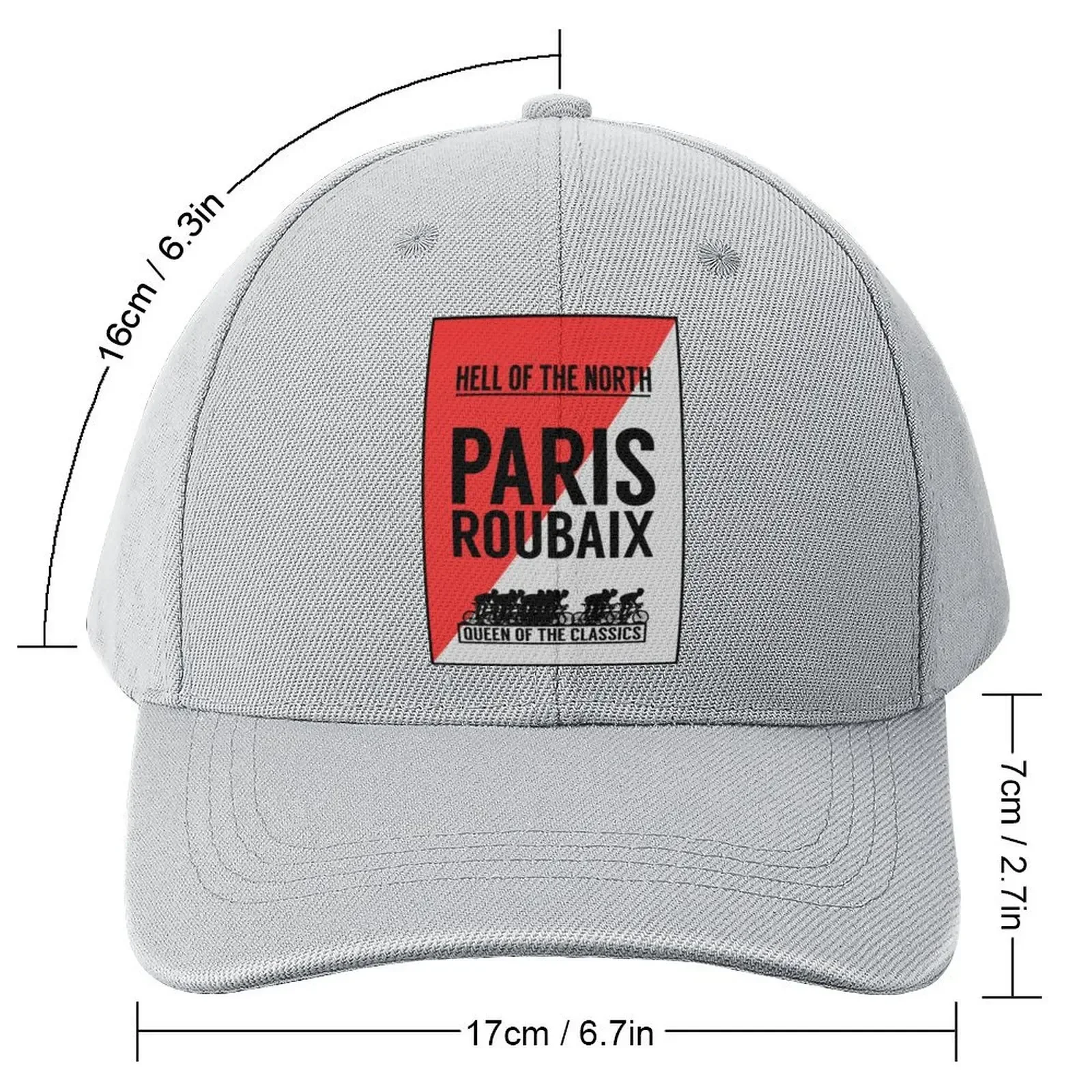 PARIS ROUBAIX : Vintage Bike Racing Print Baseball Cap Military Tactical Caps Sunscreen Luxury Woman Cap Men'S