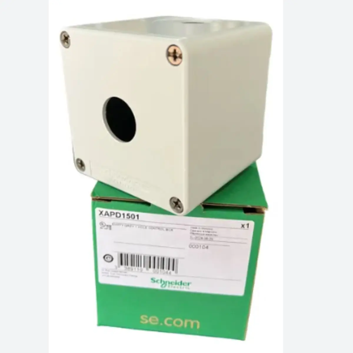 xapd1501-harmony-xap-xb2-sl-empty-control-station-zinc-alloy-grey-m20-1-cut-out-22mm-80-x-80-x-77-ul-culus