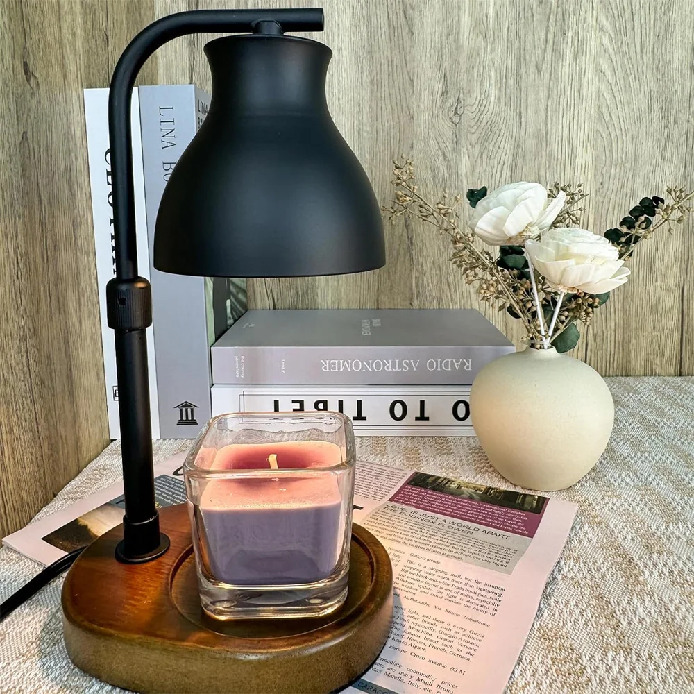 Candle Warmer Lamp with Timer - Electric Adjustable Candle Lamp Warmer, Birthday Gifts for New Home, Candle Warmer