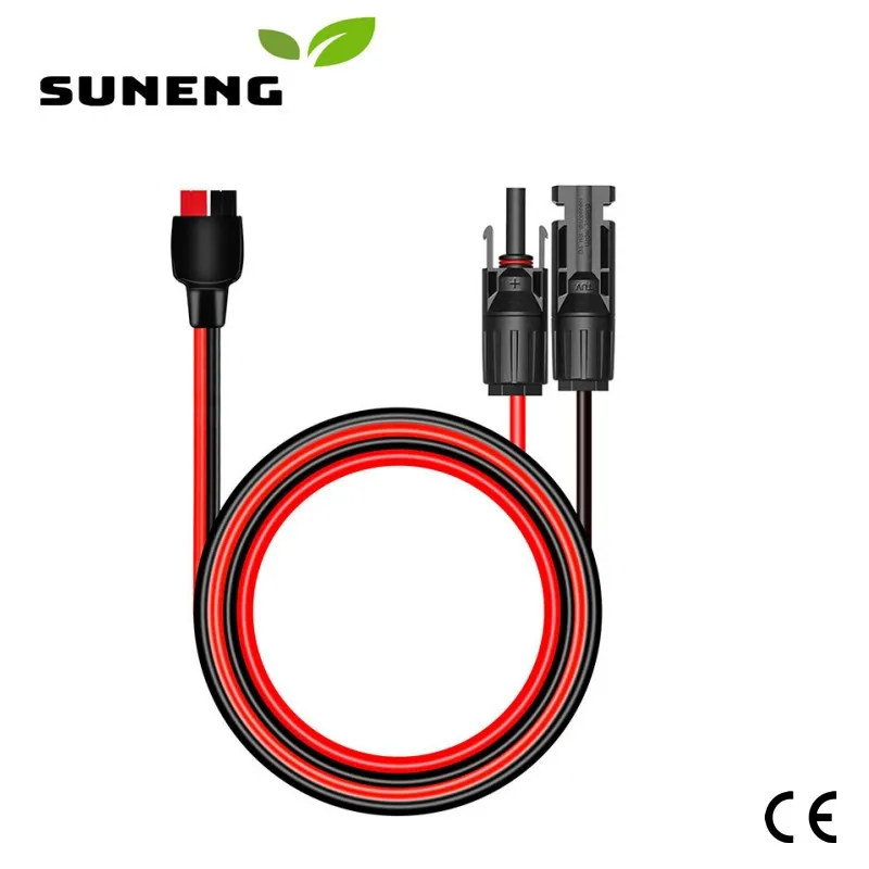 Shipping Free Waterproof 2 Pin DC Power Battery Cable Quick Connect Terminals Extension Cable 50cm 1mLow Voltage Solar Connector