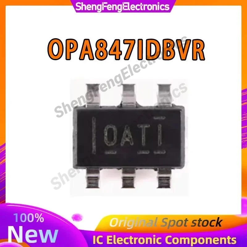 

5PCS OPA847IDBVR OPA847IDBV OPA847 (OATI OAT1) SOT23-6 chipset