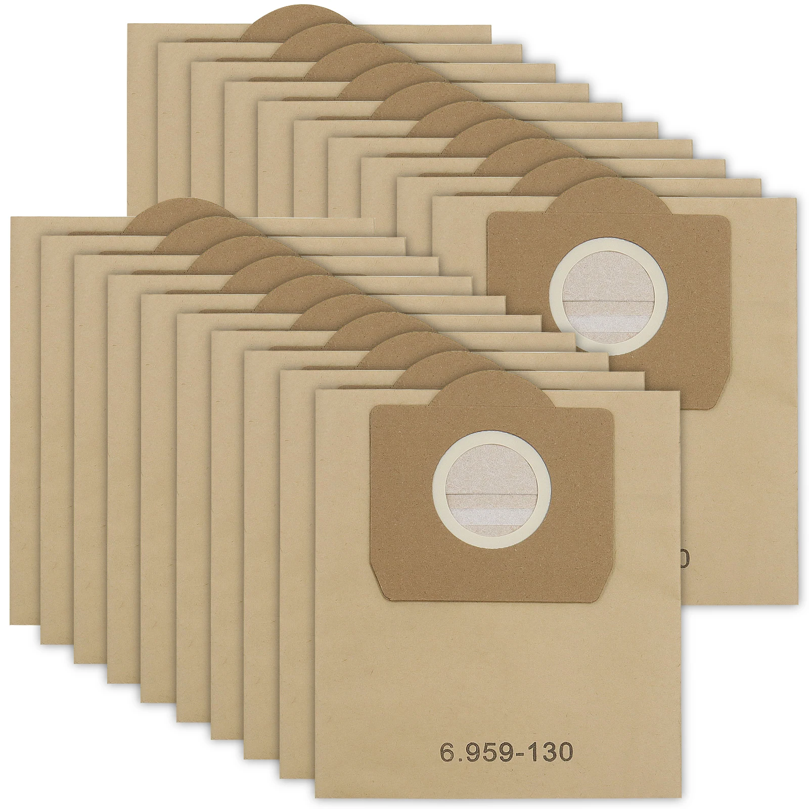 

20 Pcs Vacuum Cleaner Bag for Karcher 6.959-130.0 Filter Bags for A2201 WD3 Paper Bag Wet & Dry Vacuum Cleaner Parts