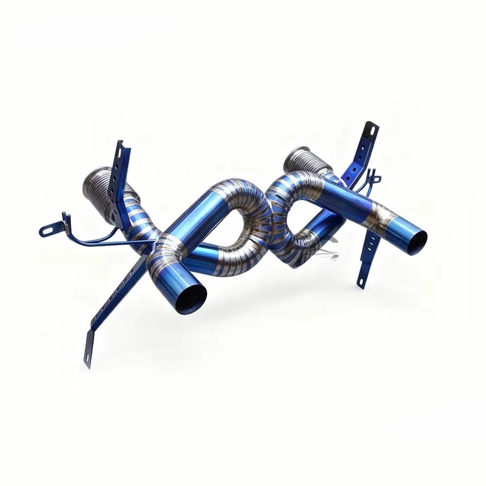 Car Exhaust Pipe Exhaust Catback for Huracan Evo 5.2L V10 2019-2024 Titanium Alloy Exhaust Pipes Acoustic Upgrade