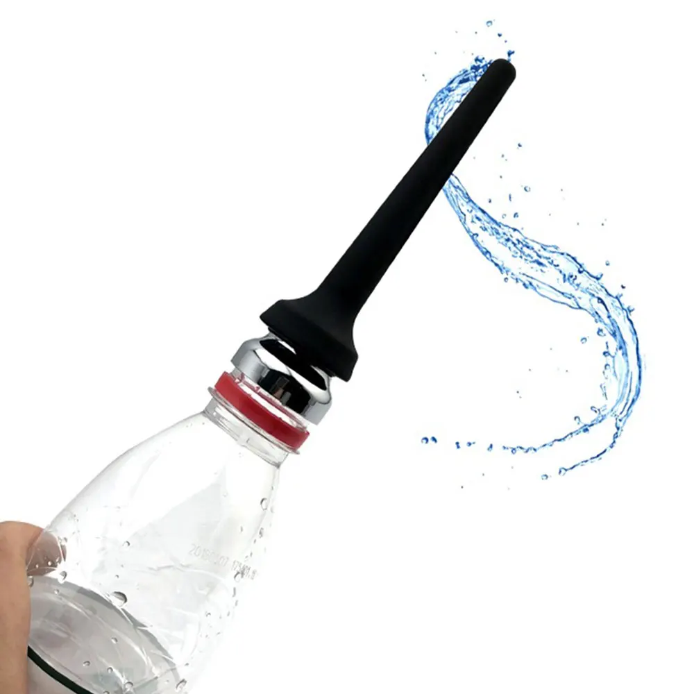 Portable Bidet Mineral Water Bottle Toilet Sprayer Douche Anal Enema Washing Douche Vagina Cleaning Bathroom Accessories