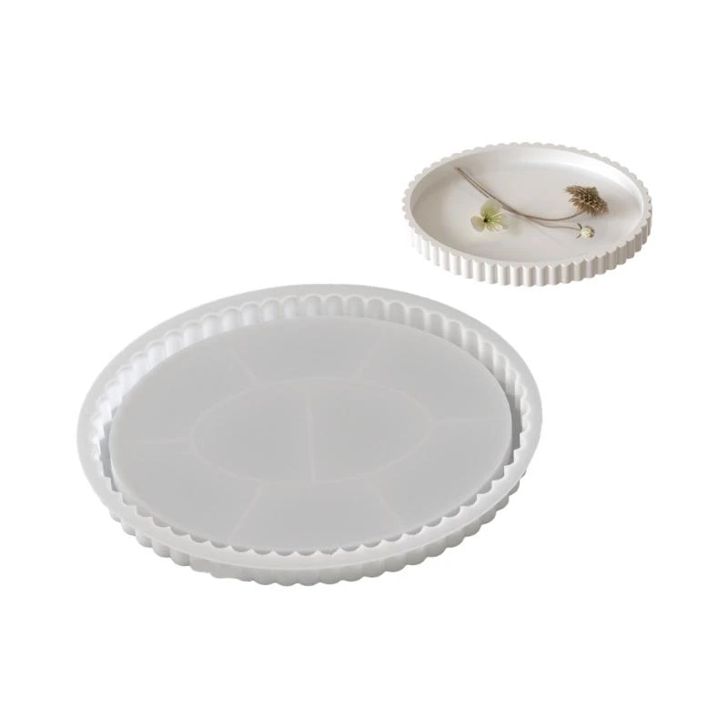 

Creative Striped Oval Resin Mold For Handmade Jewelry And Trinkets Storage Box