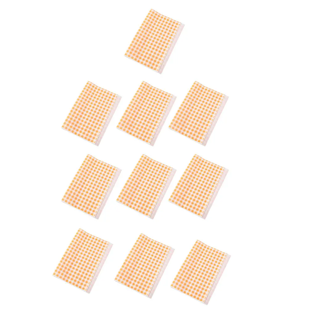 

50 Sheets Greaseproof Paper Fried Food Parchment Basket Snack Decor Oil-proof for Party Wrapping