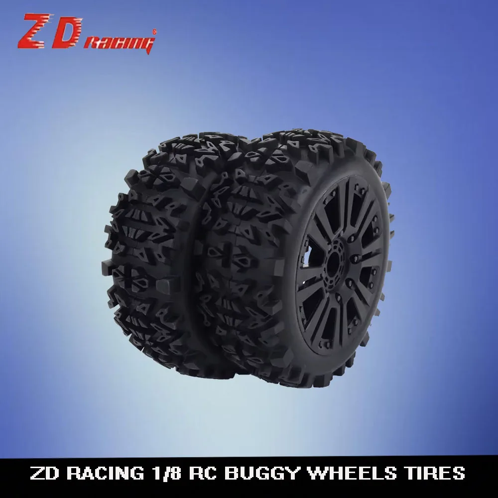 

ZD Racing 1/8 RC Багги Колеса Шины 17 мм Шестигранник 120 мм для Redcat Team Losi VRX HPI Kyosho HSP Carson Owners