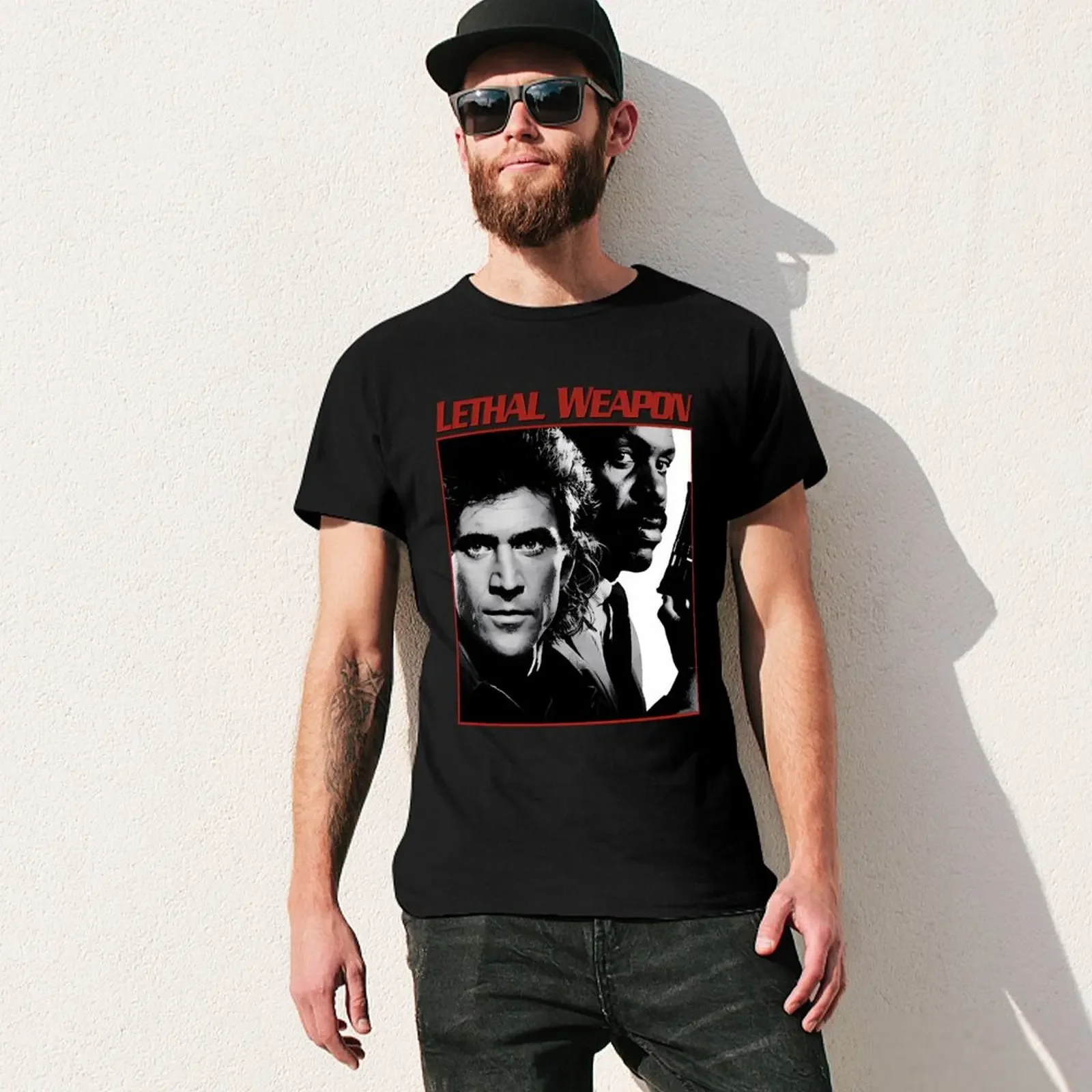 Lethal Weapon 90s T-Shirt cheap stuff blue archive men t shirts