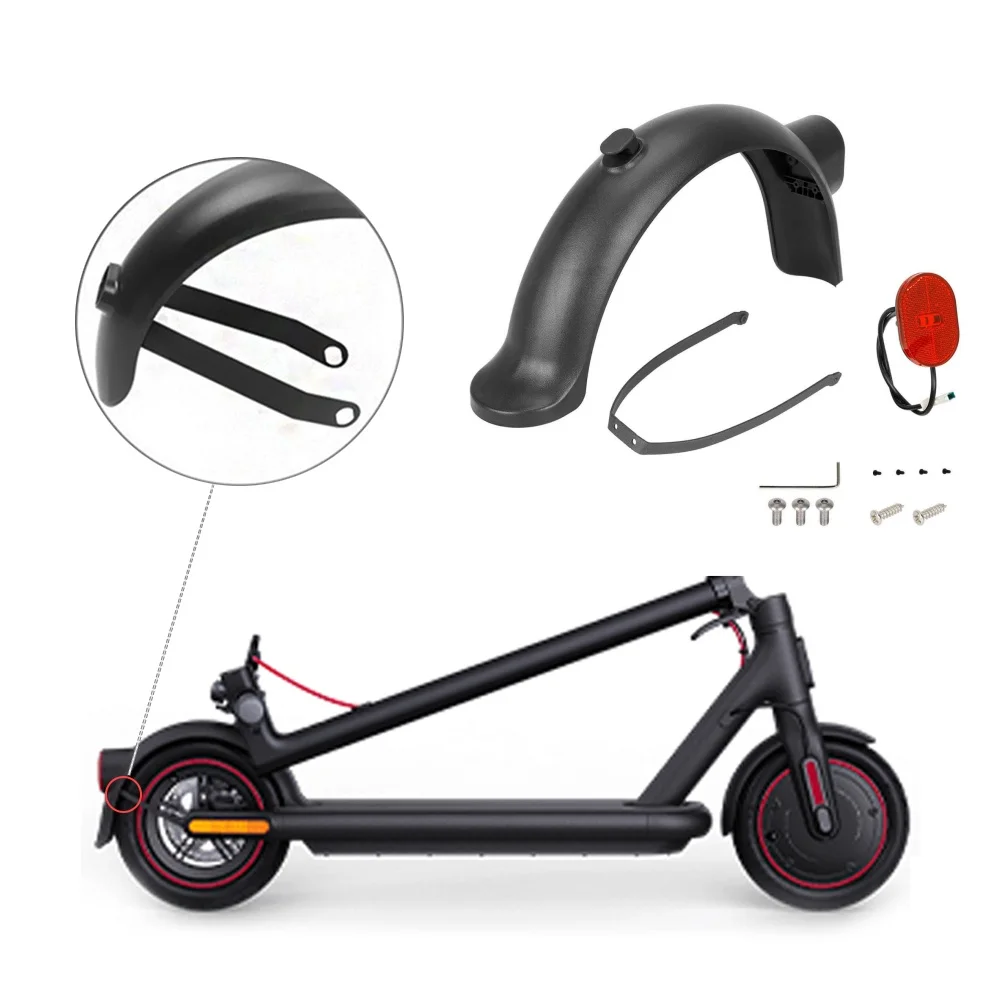 

For Xiaomi 4Pro Scooter Rear Fender with Taillight and Bracket For Mijia 4 Pro Electric Scooter Rear Fender Bracket Repair Parts