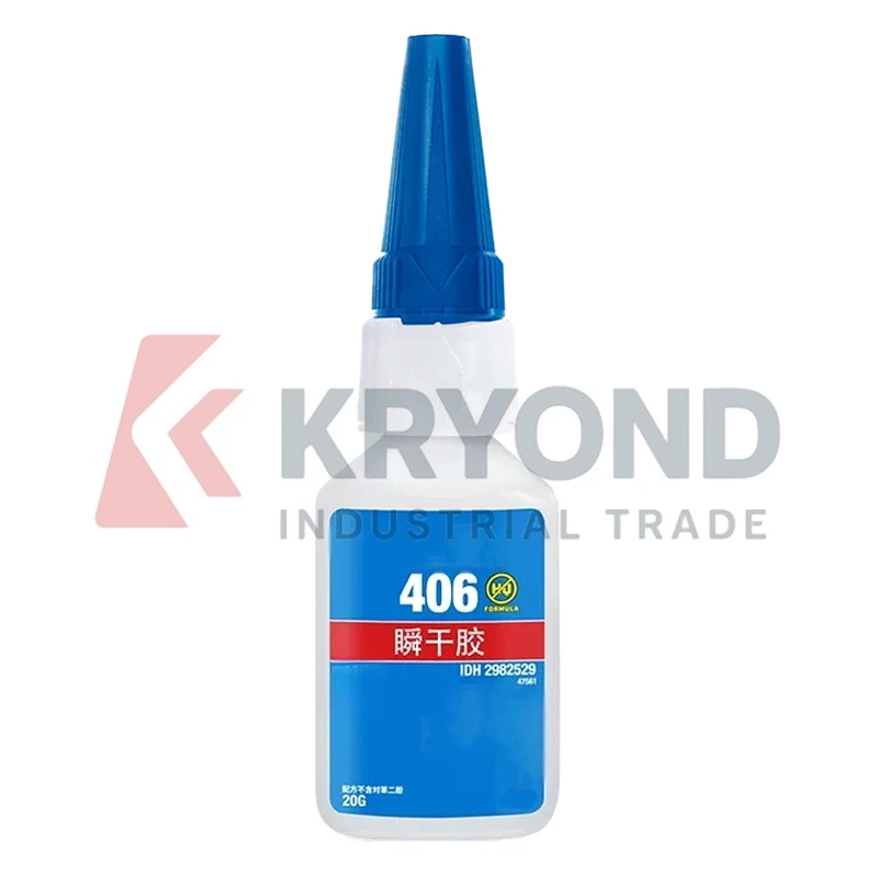 Cyanoacrylate Instant Bonding Compound Fast Curing Metal Plastic Rubber Glass Parts Industrial Maintenance Assembly 20g 50g 500g