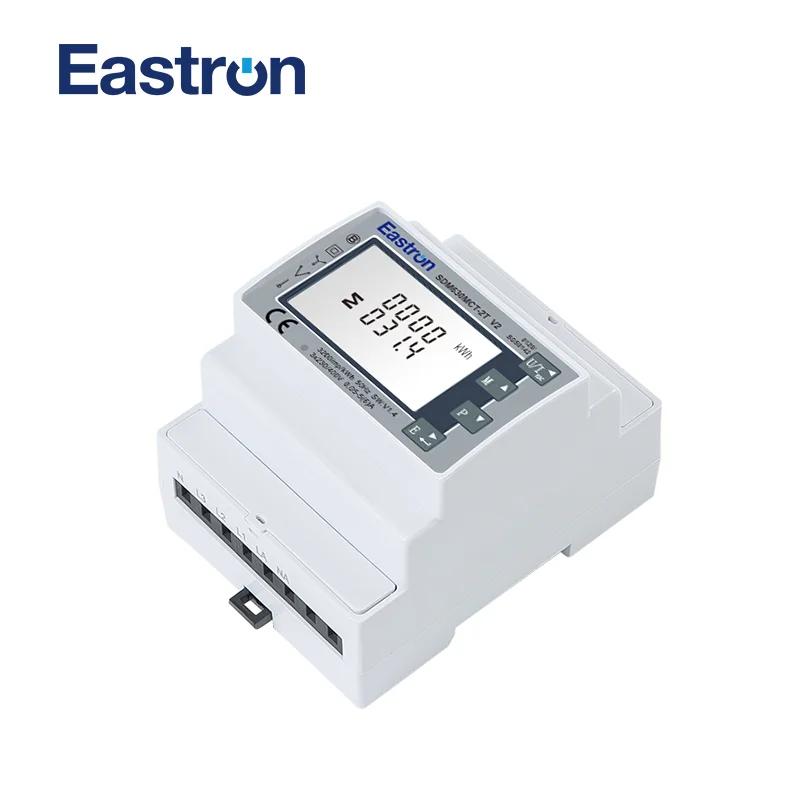 SDM630MCT-2T MID, 1/5A CT connected, Dual Input Multifunction Power Meter for Lighting and Power, RS485 Modbus RTU,MID Approved