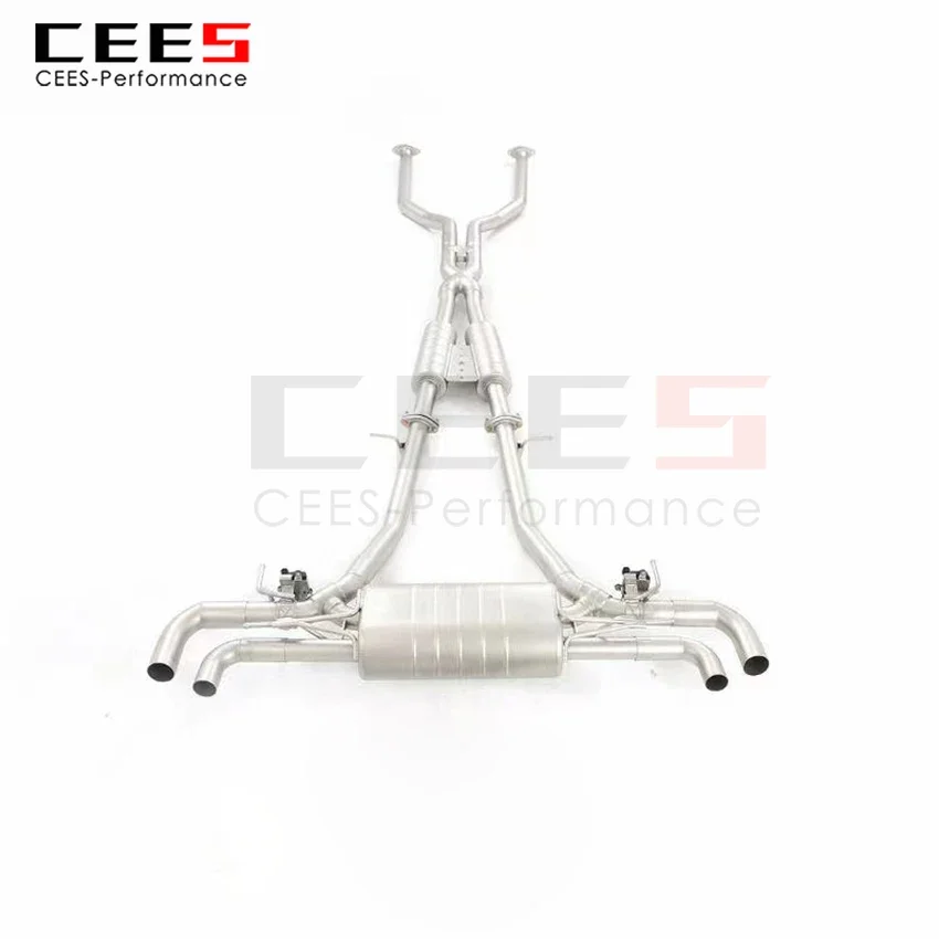 CEES Exhaust System For  LC500H 3.5L 2018-2023 Stainless Steel Valve Muffler Catback Escape Tubo Escape Coche Car Parts