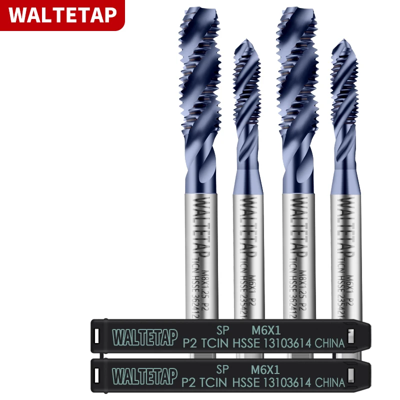 WALTETAP HSSE-M35 Стандартный спиральный рифленый метчик JIS M1 M1.2 M1.6 M1.4 M2 M3 M4 M5 M6 M8 M10 M12 - М24 Машинные метчики с резьбой