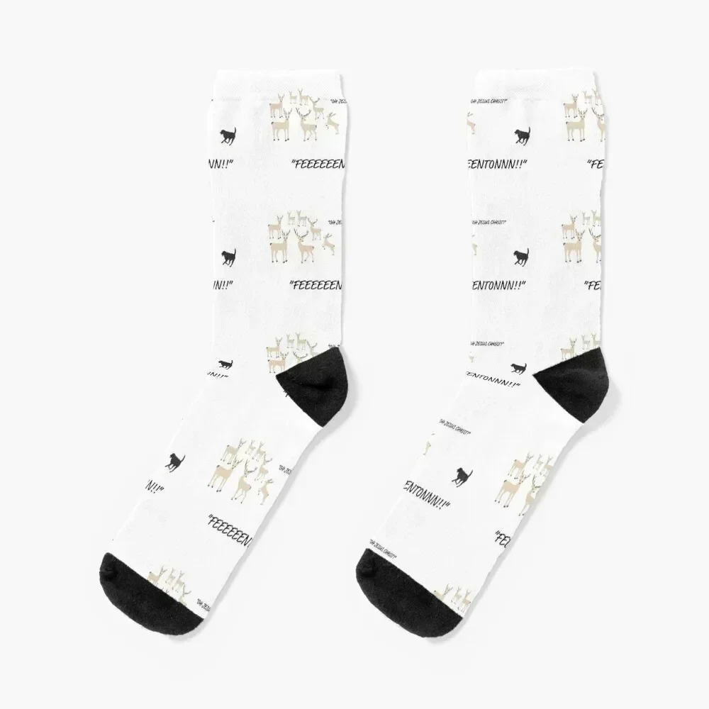 

FENTON! Socks funny gifts anime anti slip football soccer anti-slip Male Socks Women's