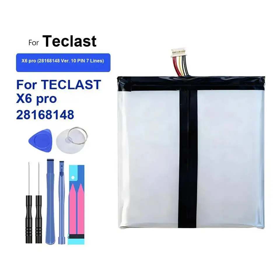 

Аккумулятор для ноутбука высокой емкости 5000 мАч для Teclast X6 Pro 28168148 Ver. 10-контактный 7-линейный