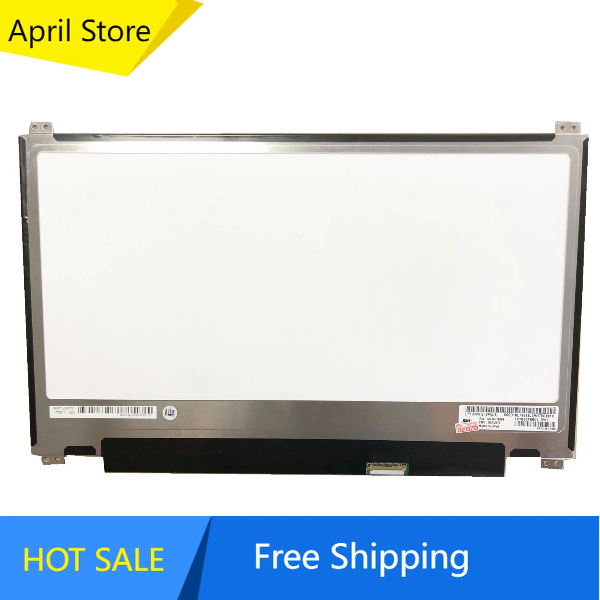 

LP133WF2-SPL8 LP133WF2 SPL8 Laptop Lcd Screen 1920*1080 EDP 30 Pins IPS