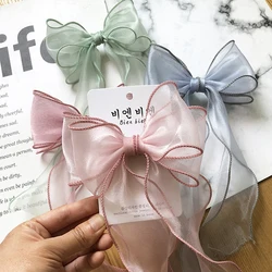 5M 55mm Fishtail Yarn Organza Ribbon for DIY Bow Hair Ornament Bouquet Gift Wrapping Wave Silk Organza Ribbons Lace Fabric