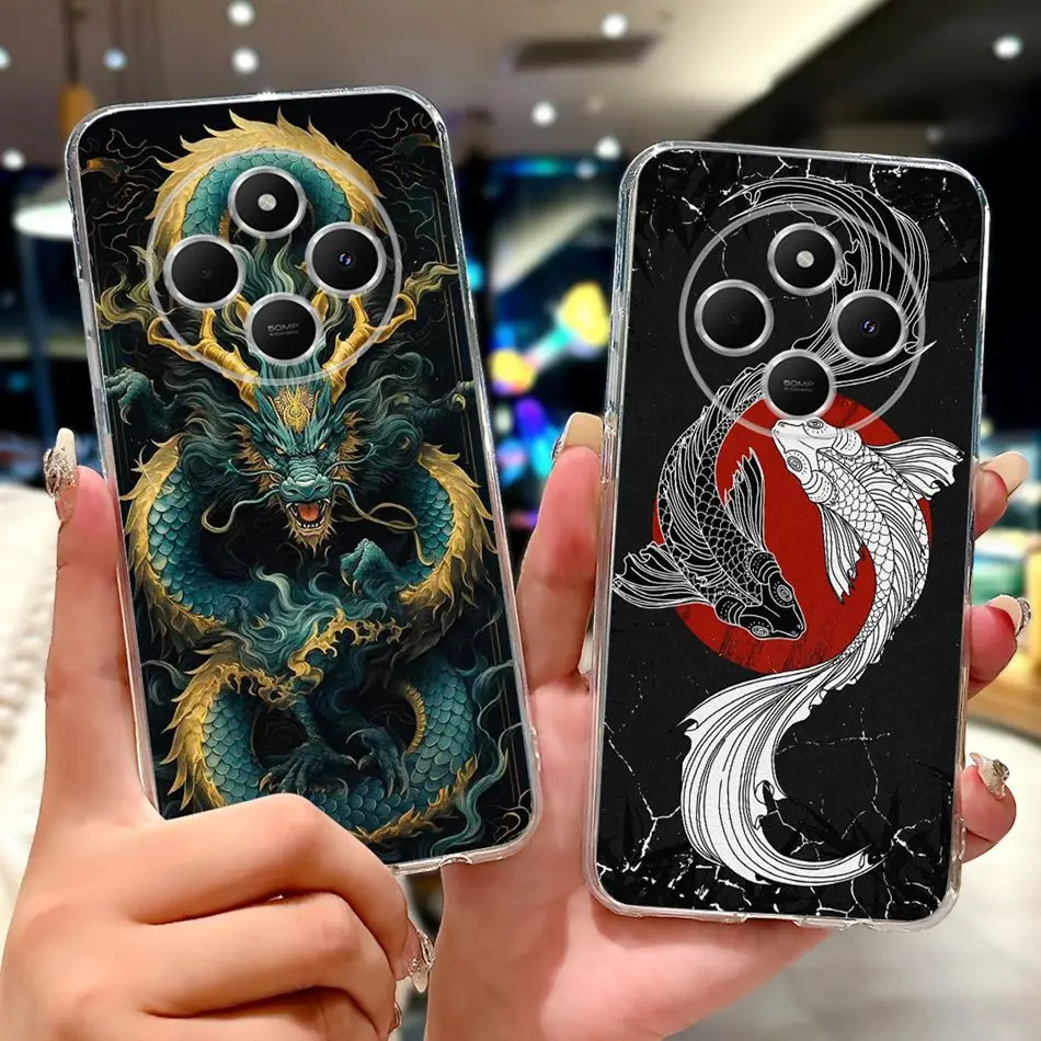 For Xiaomi Redmi 14C 14R Fashion Cool Pattern Phone Case For Redmi14C Redmi14R Soft Silicone TPU Cases