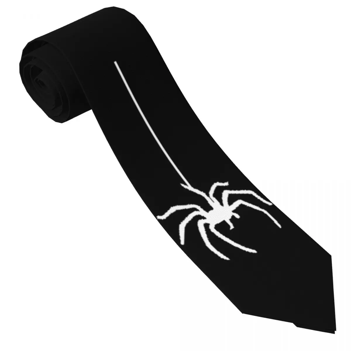 Custom Halloween Spider Web Necktie Mens Mens Suit Tie For Thanksgiving Day