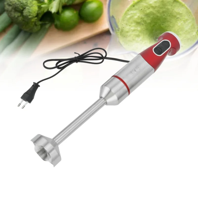 

Электрический погружной ручной блендер, 800 Вт, лезвия из нержавеющей стали, мощные регулируемые режимы, портативный ручной блендер, ручной миксер