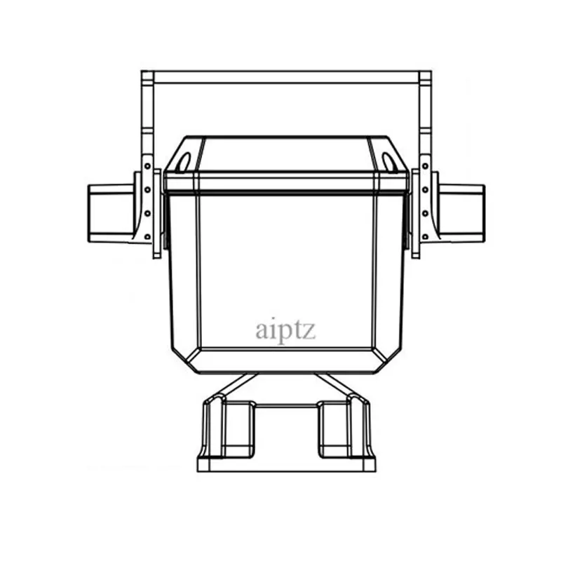 aiptz 10~40Kg ±0.005° pan-tilt system,servo motor harmonic drive structure design,RS422 comm suppor Pelco protocol