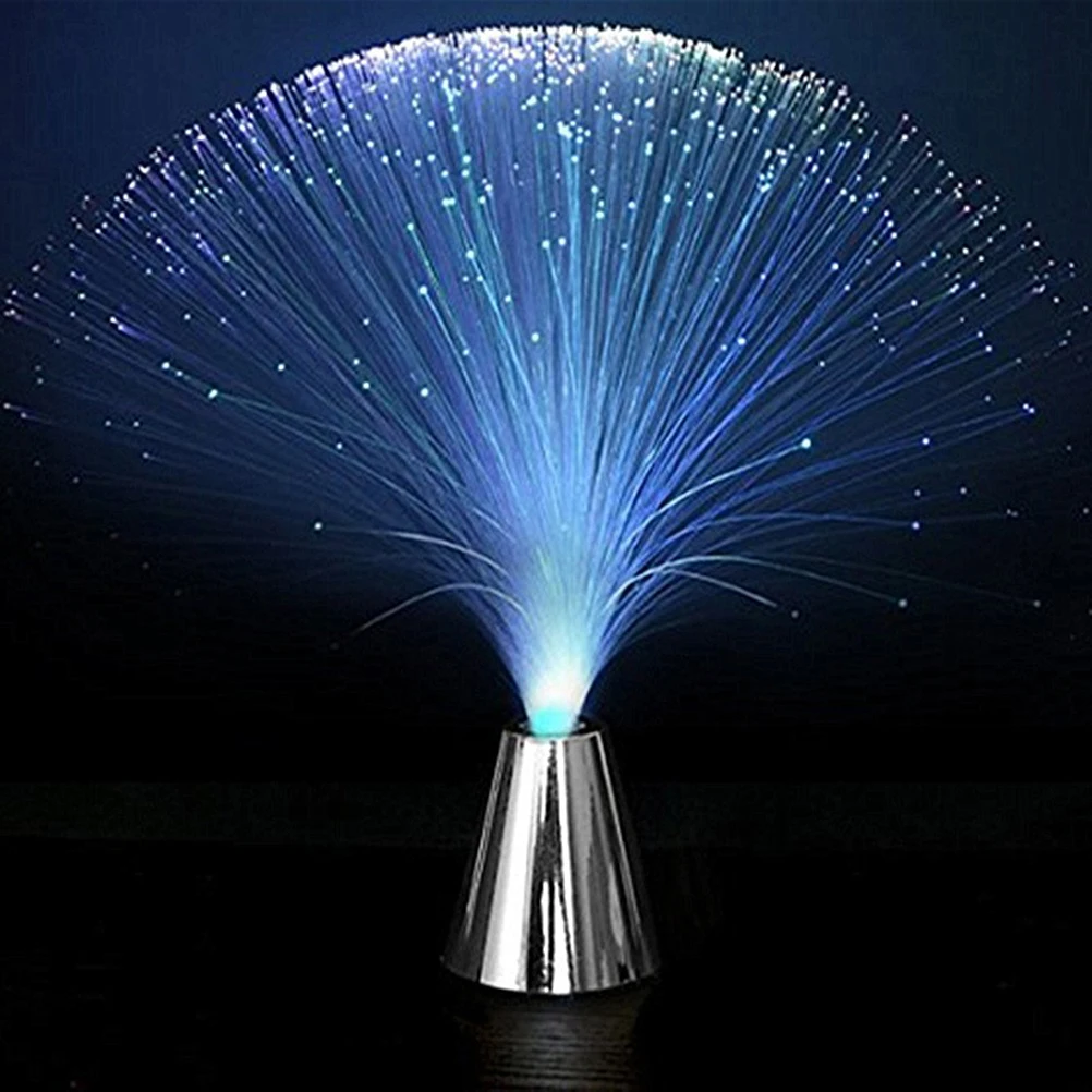 

4 pcs Fiber Optic Light Decoration LED Effect Lamp for Party Night Child Bedroom Kitchen Fiber Optic Glacier