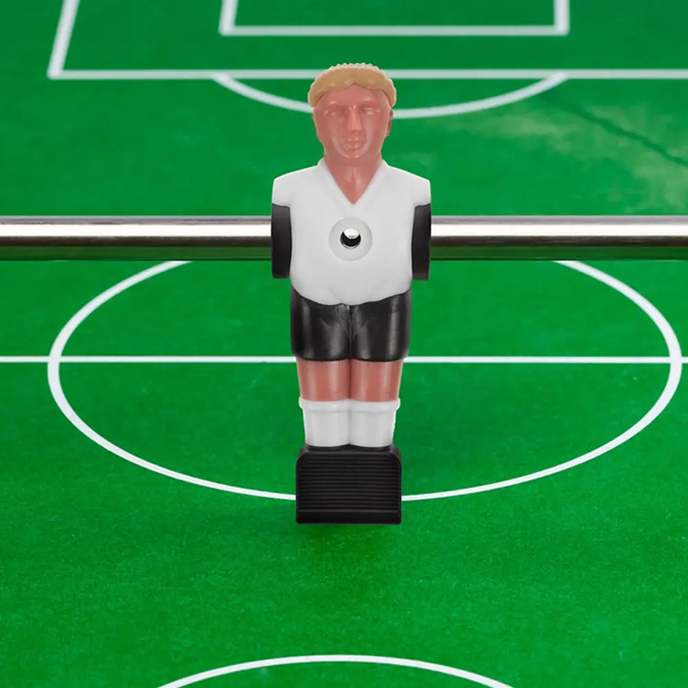

10Pcs Table Football Player Figures Plastic Foosball Machine Parts Replacement Football Action Figures Clear Color Printing Wear
