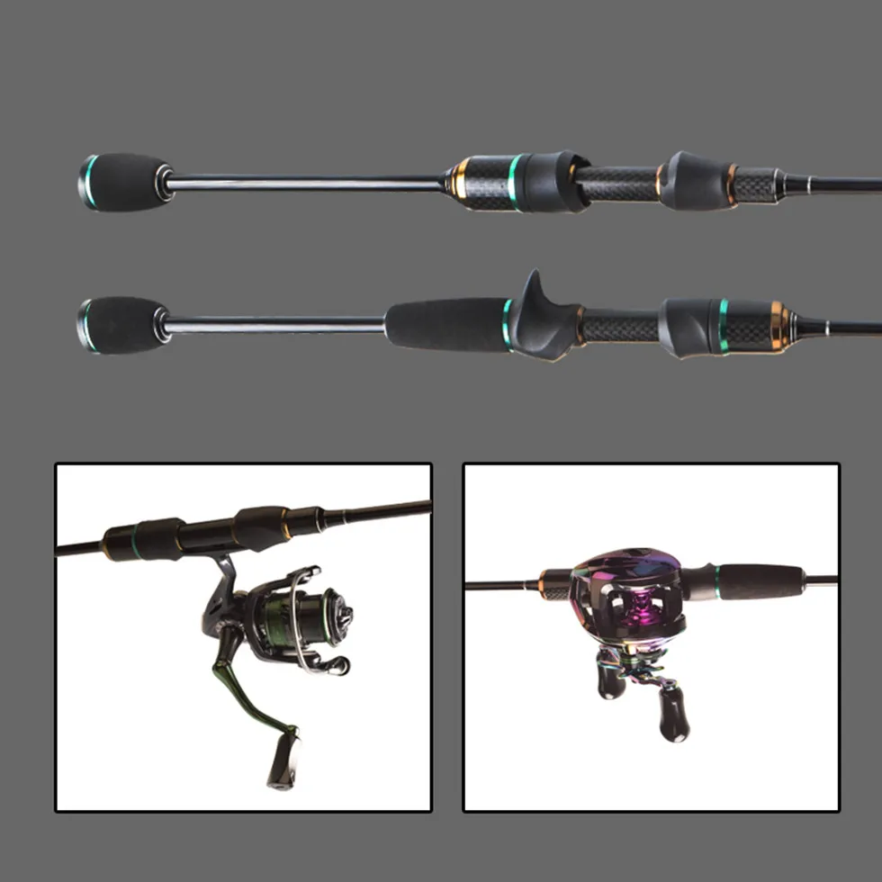 Mavllos-超軽量スピニング釣り竿,1.8m-2.1m,ルアー0.8-7g⁄1-10g,カーボン