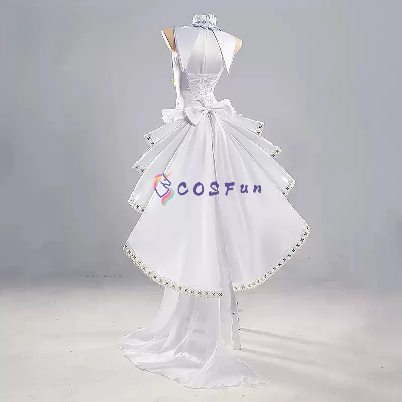 

Blue Archive Iochi Mari Cosplay Costume Flower Wedding Dress Anime Anime Clothing for Women Halloween Carnival Uniforms COSFun