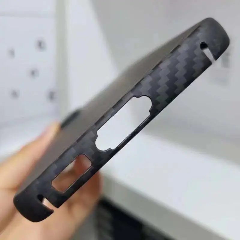 Carbon Fiber Case For Samsung Galaxy S24 FE Shockproof Case Real Aramid Fiber Anti-fall Phone Case for Samsung Galaxy S23 FE - Image 5