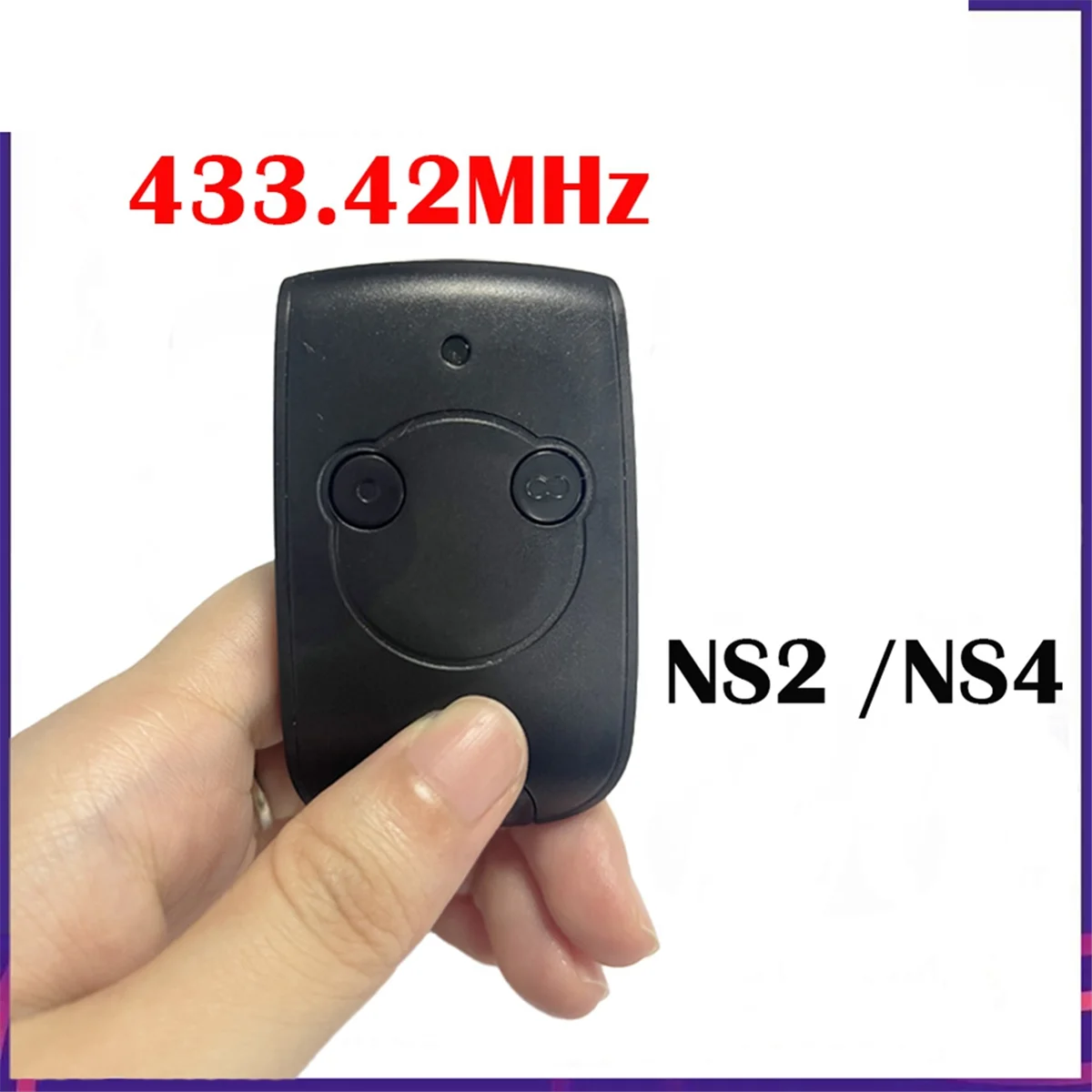 N87R Garage Door Control Remote 2 Button 433.42MHz Rolling Code Controller Duplicator Rf for NS 2 / NS 4 Remote Control