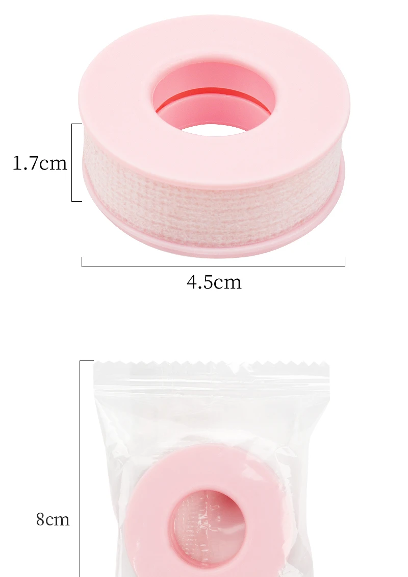 Wimpernverlängerung Klebeband Rosa Silikon Augenpolster Aufkleber Mikroporen Atmungsaktiv Unter Wimpern Patch Lash Lifting Make-Up-Tool – Detail 3