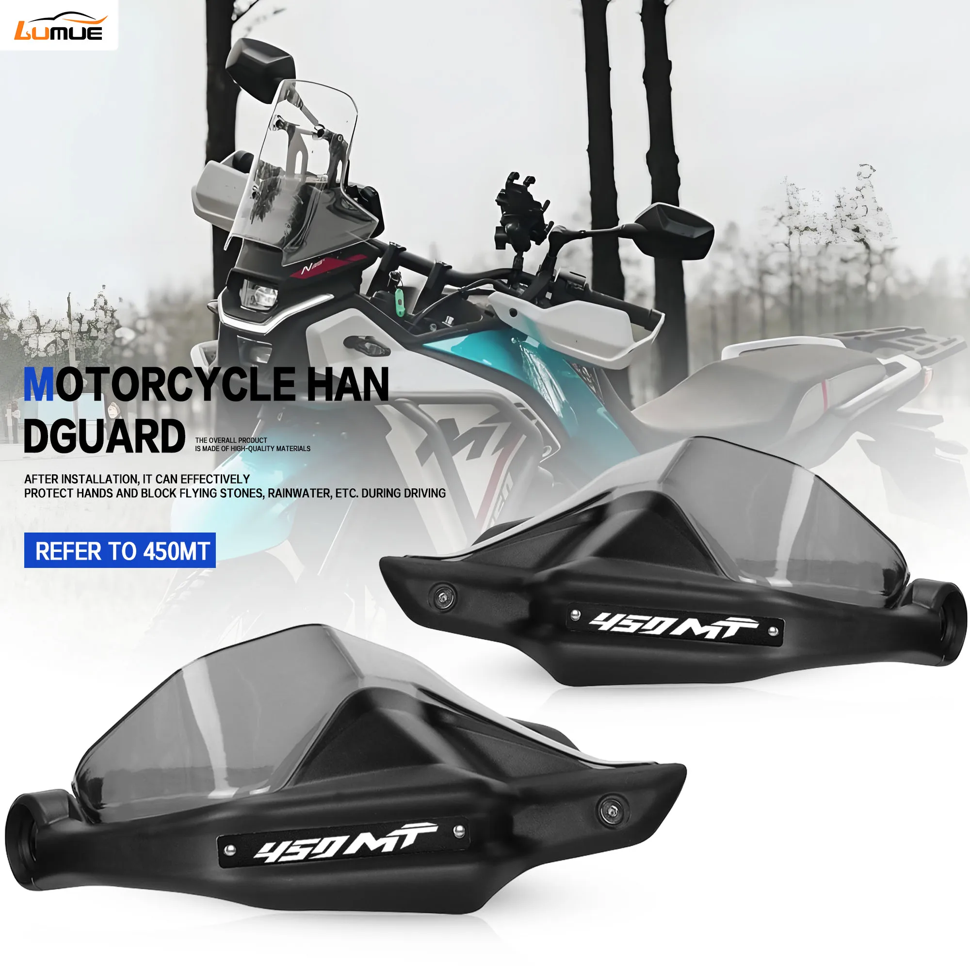 

Новые защитные накладки на руль CF-Moto 450 MT MT450, увеличенные защитные щитки для рычагов тормоза и сцепления для CFMOTO 450MT