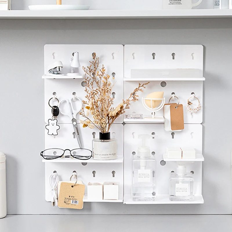 Pegboard Combination Kit, Pegboards and Accessories Modular Hanging for Wall Organizer, Crafts Organization Ornaments Display