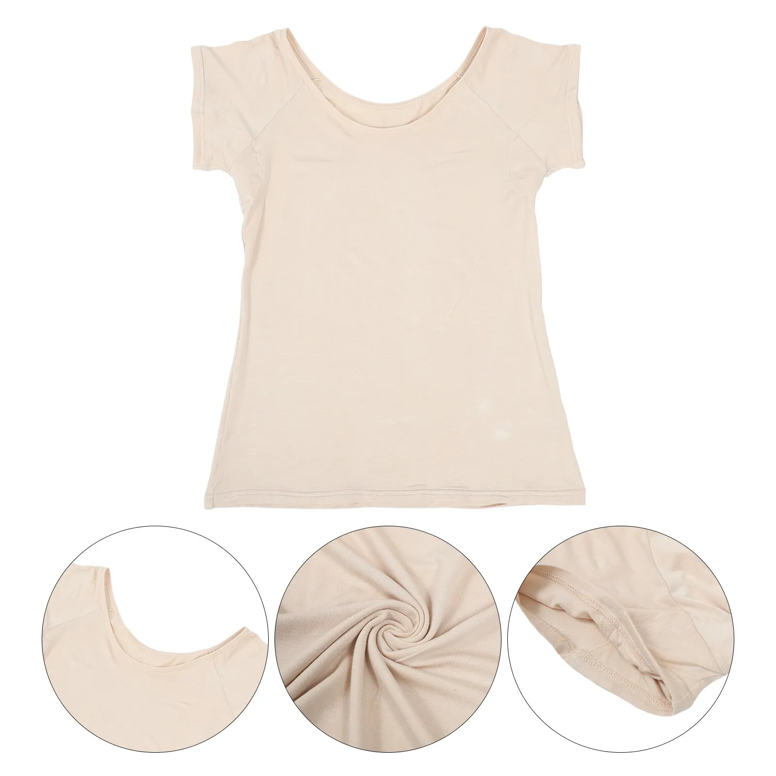 

Women's Sweat Absorbent Vest with Enhanced Underarm Pad Breathable Lightweight Non-Slip Shoulder Design Gym