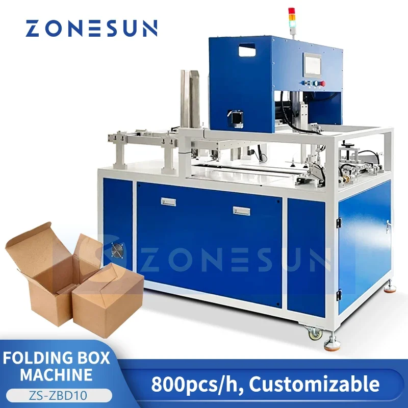 ZONESUN ZS-ZBD10 Box Folding and Forming Machine Carton Packaging Machine
