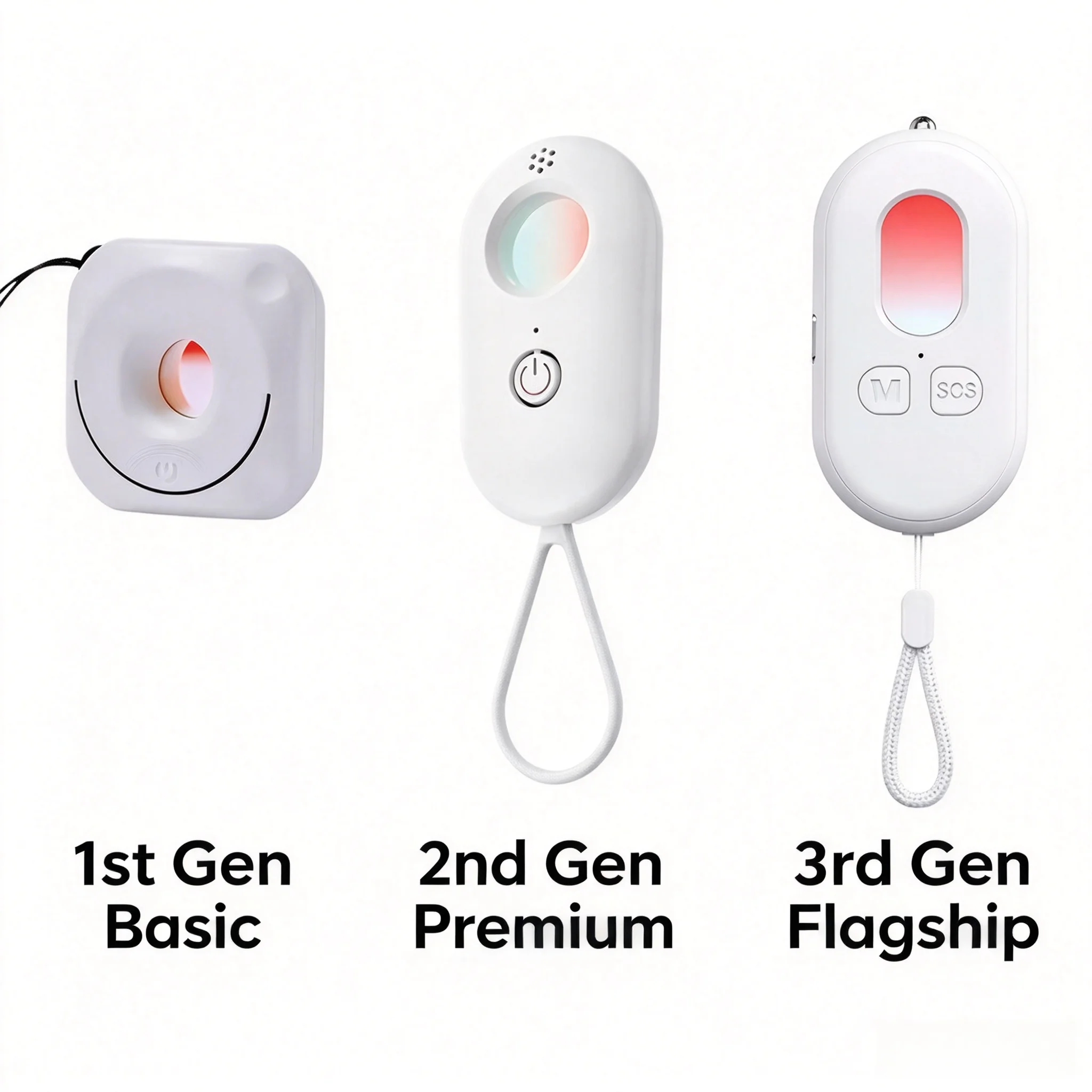 Hidden Camera Detector 1nd/2nd/3nd Gen Nfrared Smart Scanner with Sound Light Alarm Vibration Alert for Hotel Anti Spy