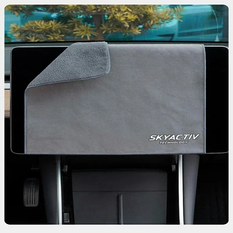 For Mazda 3 Skyactiv Universal New Car Wash Towel Detailing Auto Tools Supplies Interior Products Car Cleaning Care Cloth Kit