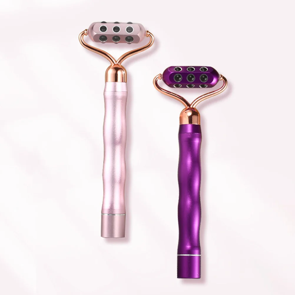 

Stone Face Roller Vibrating Facial Massager Skin Lifting Tight Firming Anti Wrinkle Face Beauty Roller