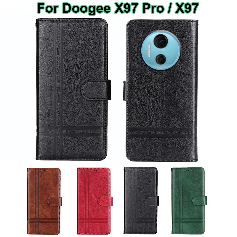 

чехлы на Doogee X97 Pro Case Wallet Card Holders Magnetic Leather Phone Cases For Fundas Doogee X97 X 97 X97Pro 6.0" Flip Cover