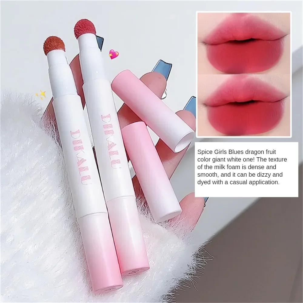 

Heallor 1/2/3pcs Air Cushion Lip Cream Rotating Velvet Matte Air Lip Makeup Long-lasting Waterproof Lip Beauty Moisturizing Cosm