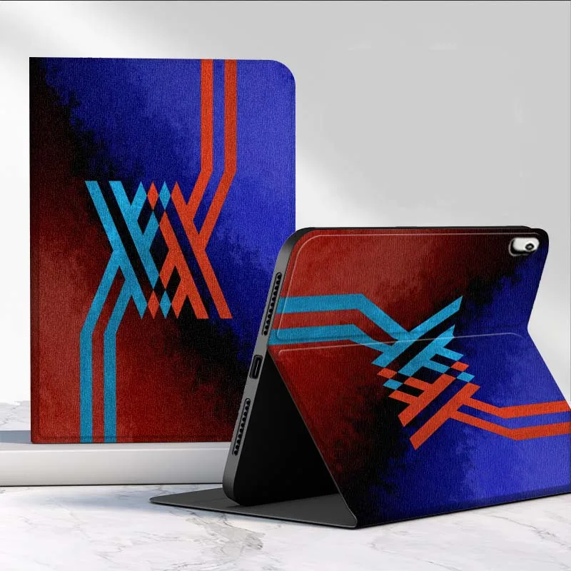 حبيبي في شعار Franxx لجهاز iPad Pro Air Mini 2 3 4 5 6 7 7th 8th 9th 10th 11th 10.2 9.7 10.5 10.9 11 12.9 13 حافظة كمبيوتر لوحي