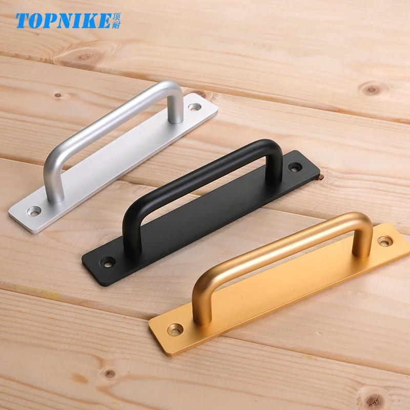 drawer handle Wooden doors windows balcony sliding door handle  pull with tapping screw aluminum alloy