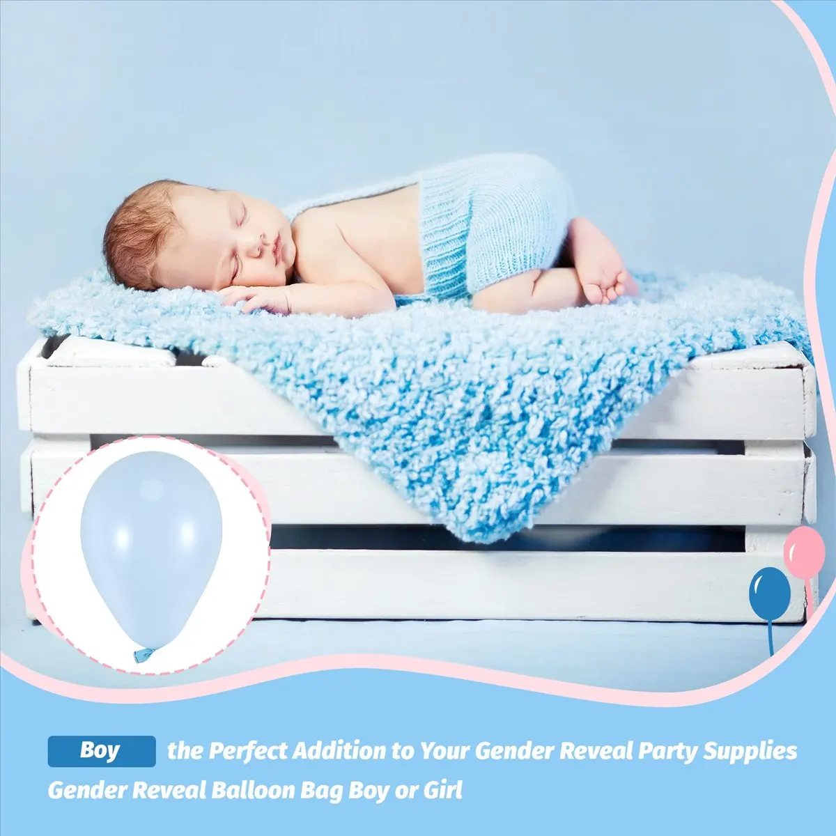 

Stable- The Perfect Addition to Your Gender Reveal Party Supplies Gender Reveal Balloon Bag Boy or Girl