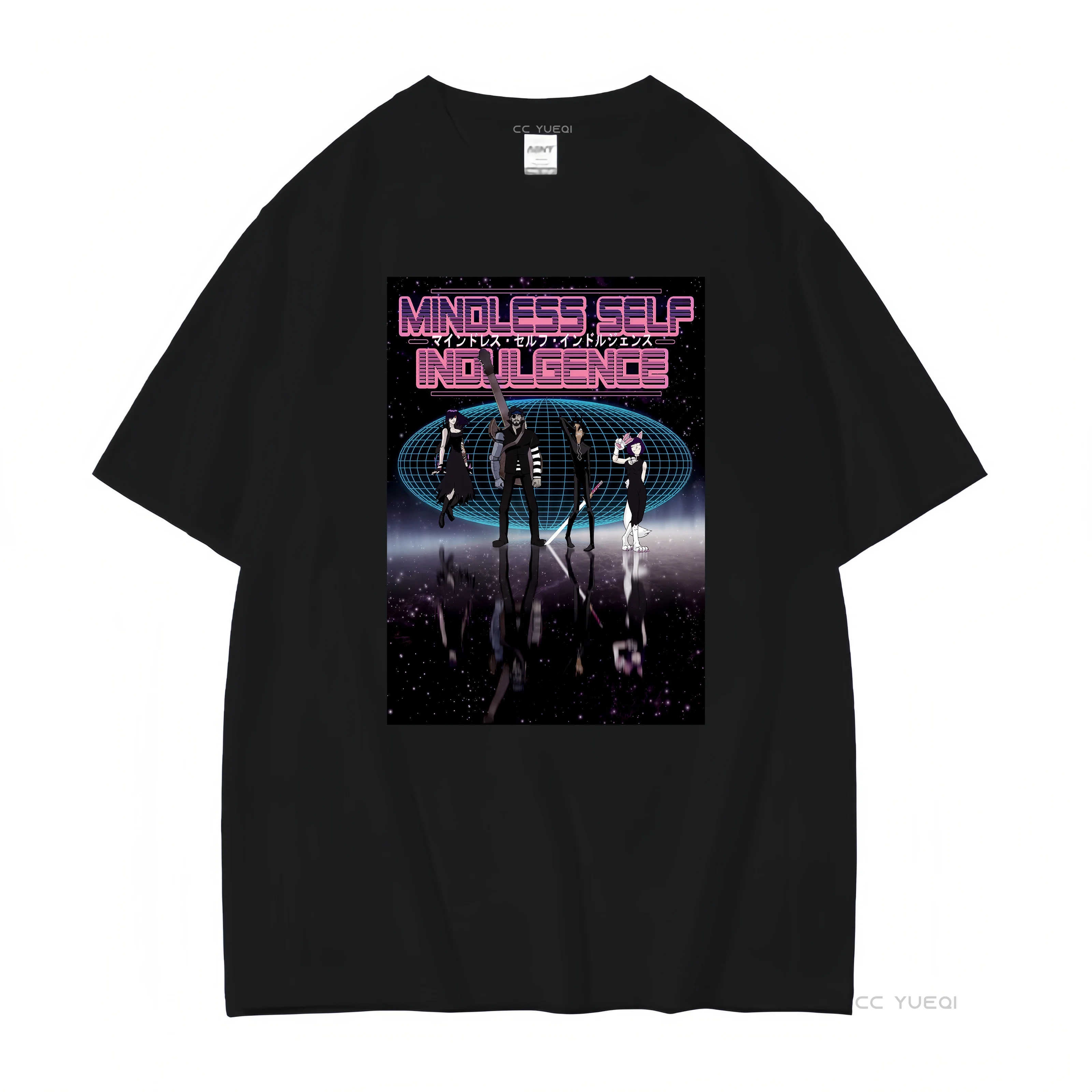 

Mindless Self Indulgence Rare 2014 Tour Double Sided size S Small Black T Shirt vintage Washed graphic Casual streetwear