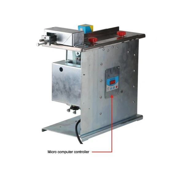 Label Applicator 90 Degrees Corner Wrapping Labeling Machine Manual Self Adhesive PVC 2000BPH Machinery Capacity 65-110mm