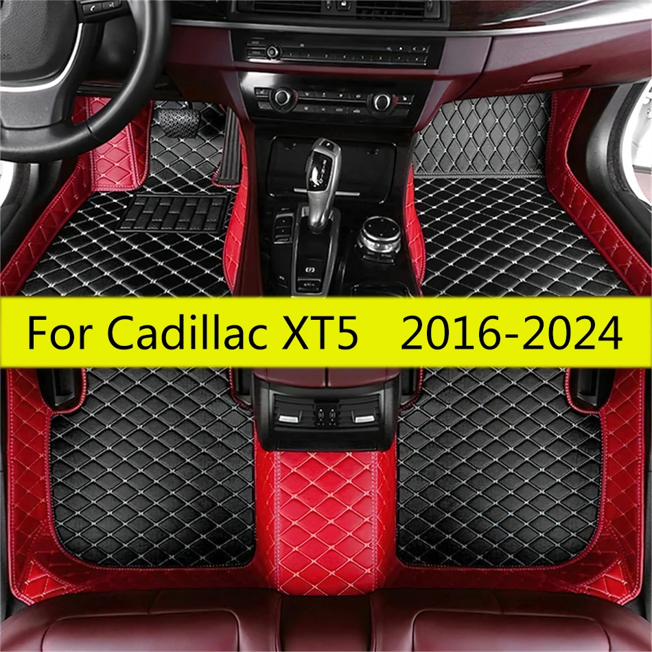 

Car Floor Mats Fit For Cadillac XT5 2016 2017 2018 2019 2020 2021 2022 2023 2024 Auto Leather Carpet Pads Vehicle Foot Mat Rugs