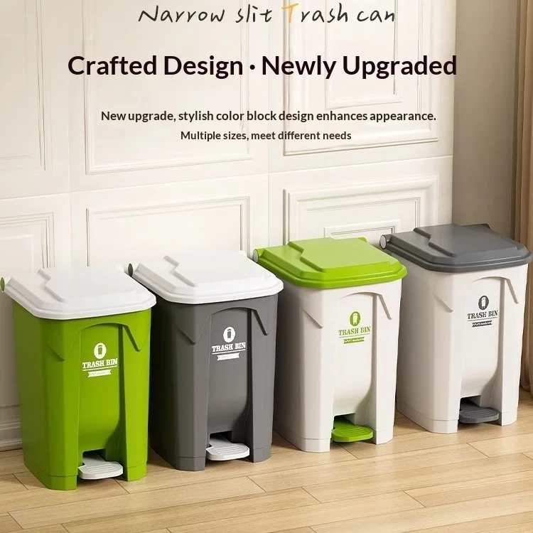 

Мусорное ведро с педалью большой емкости из нержавеющей стали, для кухни, офиса, коммерческого использования, с функцией открывания ногой, со съемным контейнером, без необходимости использования рук