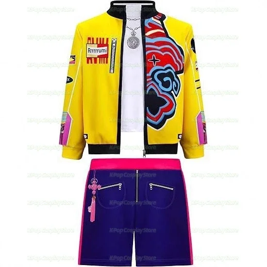 2025 nueva película Rumi Zoey Mira disfraz de Cosplay para niños cazadores de demonios Cosplay chico Huntrix Rumi Halloween